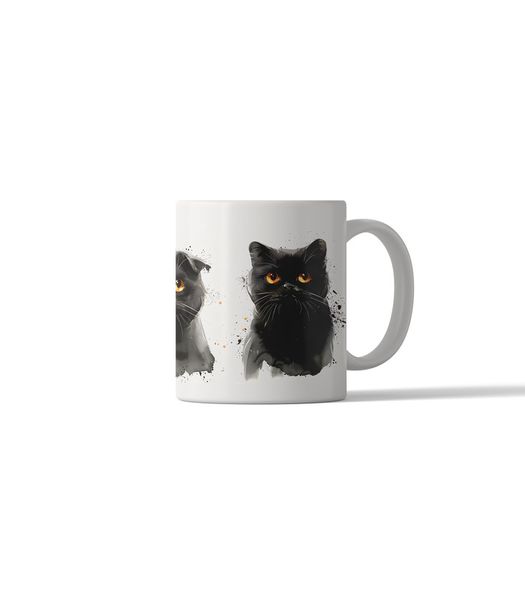 Cat Portrait 11oz DSG58 Printed Coffee Mug Gift