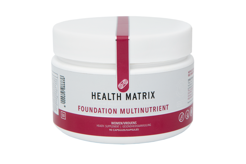 Health Matrix - Foundation Multinutrient for Women - 90 Capsules