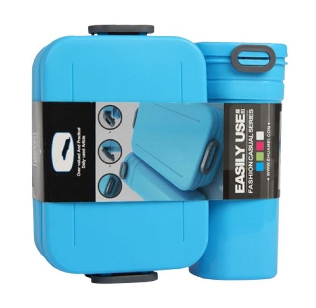 SamMag Biz 2-Compartment Leakproof Lunchbox and Water Bottle