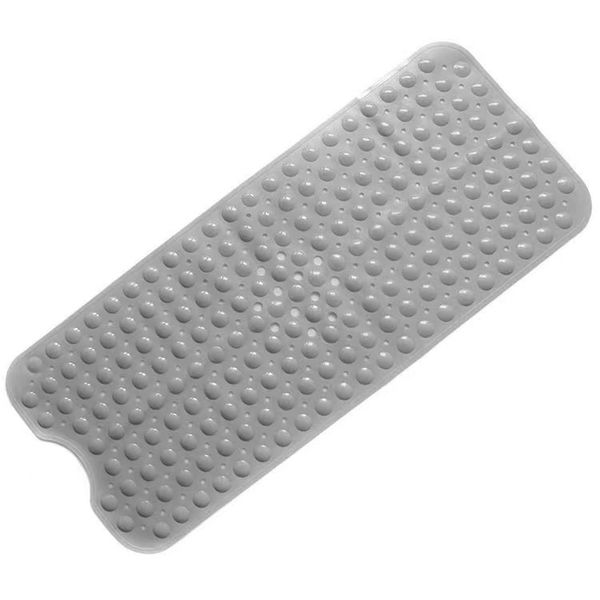 100x40cm Non-Slip Bath Mat Bathroom Bathtub Shower Mat with Drain Holes