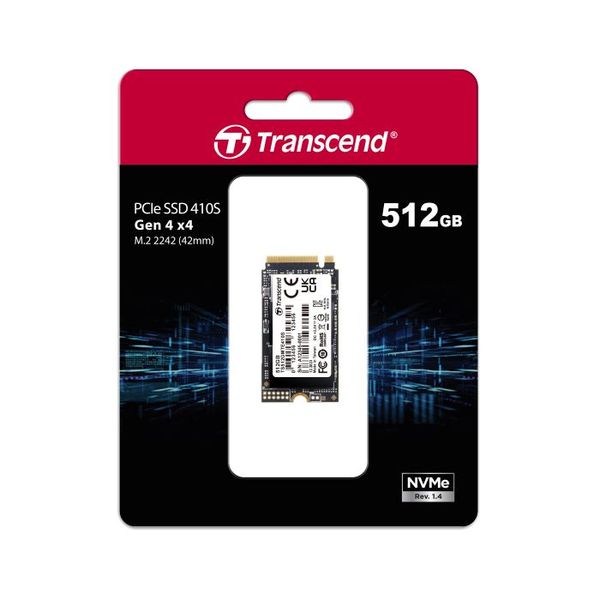 Transcend 512 GB MTE410S PCI-E GEN 4x4 M.2 2242 SSD 3D NAND - 5000 MB/s