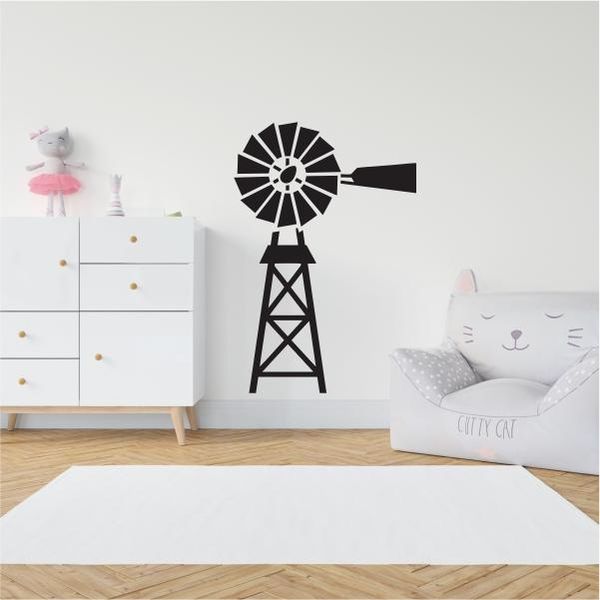 Windmill Kids Decal Vinyl Sticker