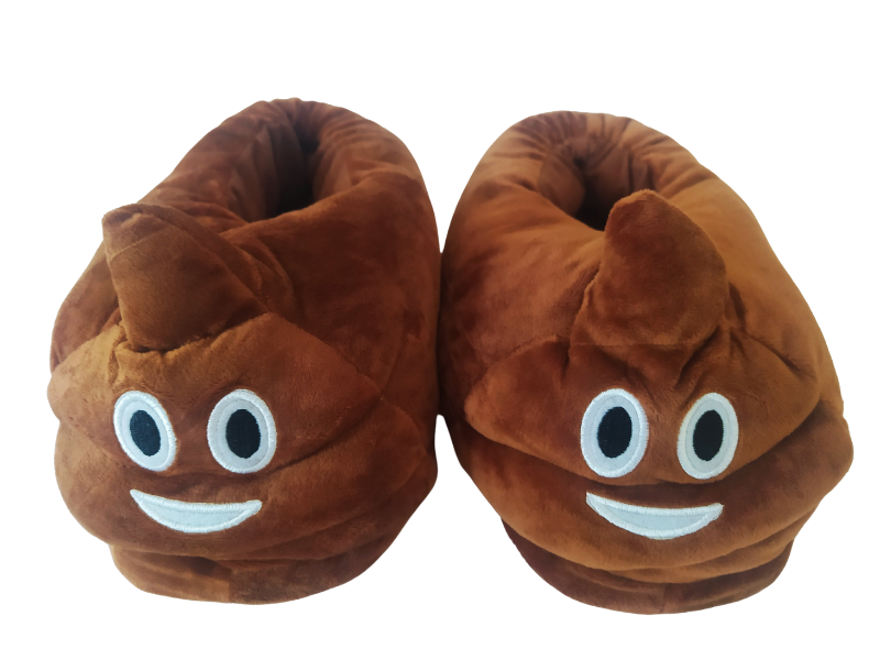 Poo Emoji Plush Winter Slippers - SA Adult Size 4 - 8 | Shop Today. Get ...