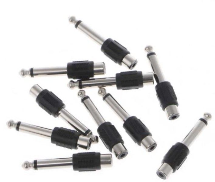 RCA Female Adaptor (10 Pcs)
