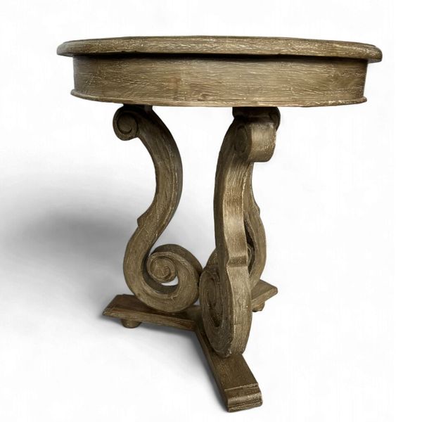 Wood Round Coffee Table