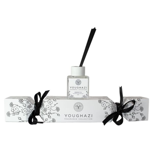 Youghazi Festive Gift Cracker with Reed Diffuser Ambrette 50ml