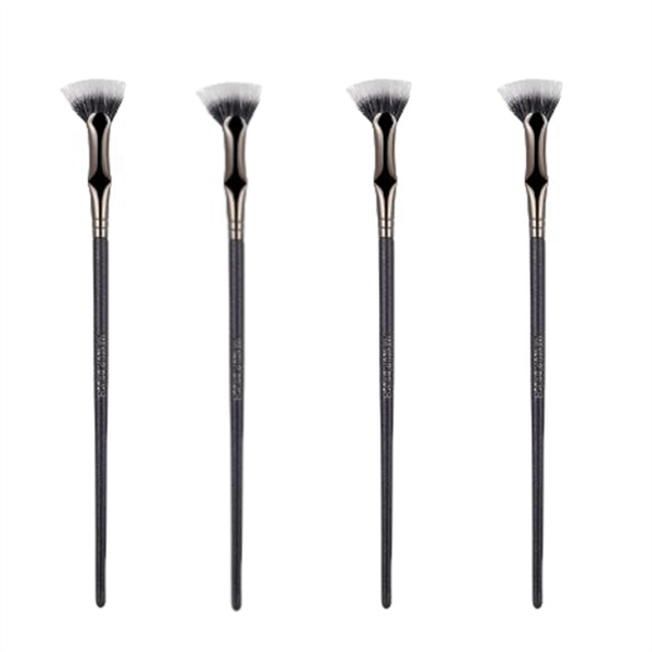 Scalloped Lash Brush For Upper Lower Eye 4Piece