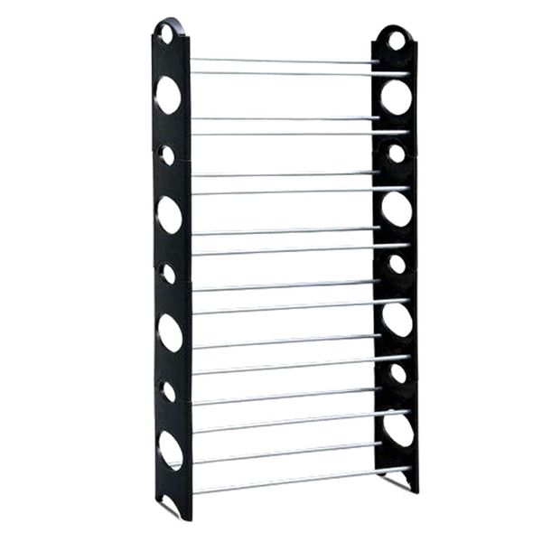 Portable Multifunctional Stable 10 Layer Shoe Rack