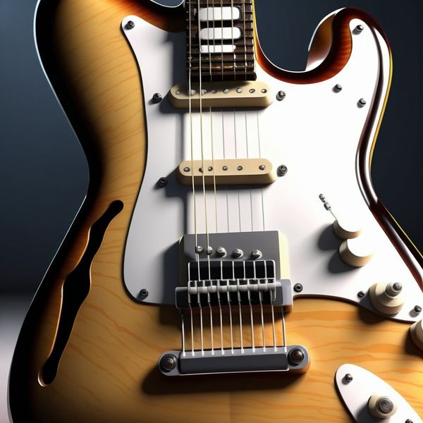 Canvas Wall Art - Electric Guitar 3