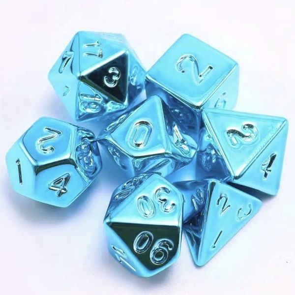 Blue DND Dice - 7 Piece Set