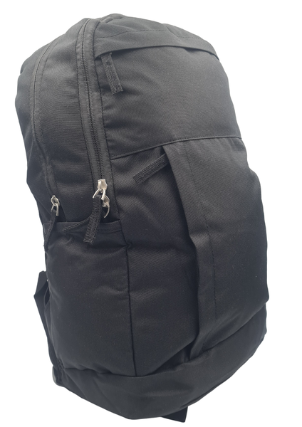 Black Multi-Compartment Backpack - Durable School &amp; Travel Bag