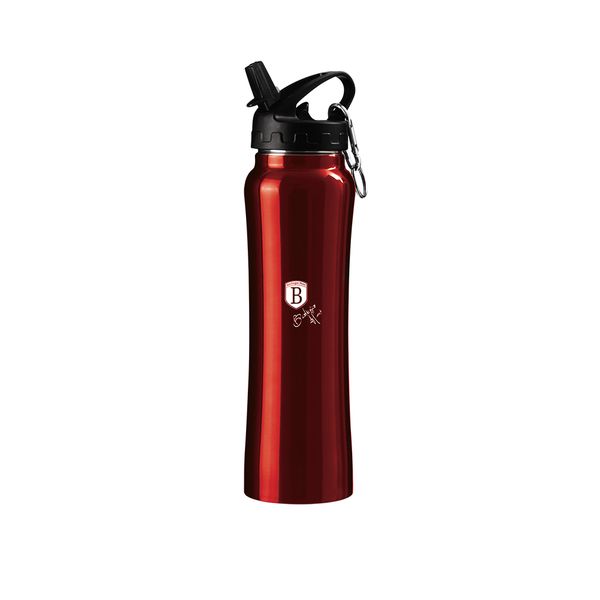 Berlinger Haus 500ml Stylish Sport Flask Bottle - Burgundy Metallic