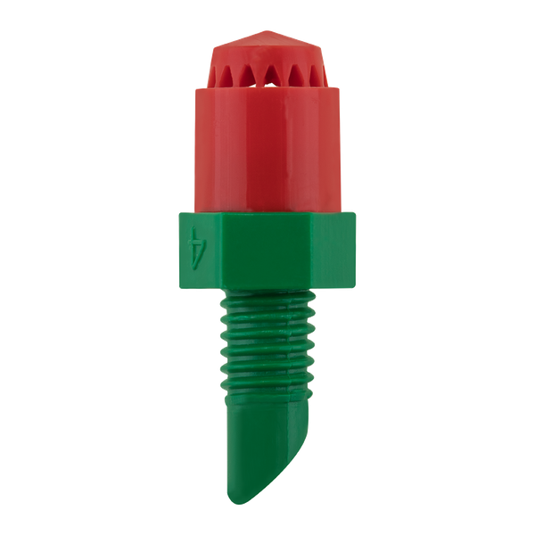 Microjet - Green Base/Red Cap 360 degree - Long Range - 10 Pack
