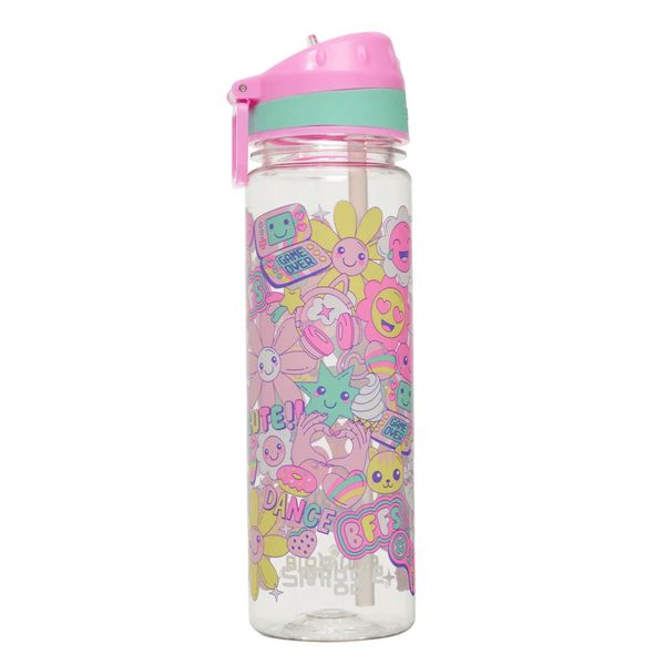 Smiggle Pink Epic Adventures Drink Up Bottle 650Ml