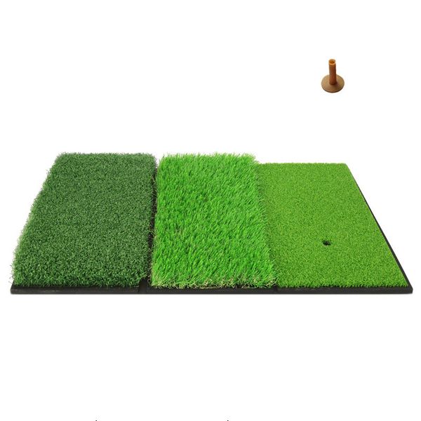 3 In 1 Foldable Golf Practice Hitting Chipping Mat Golf Training Aids