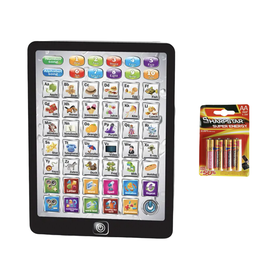 Interactive Educational E-Learning Tablet for Kids with Batteries ...