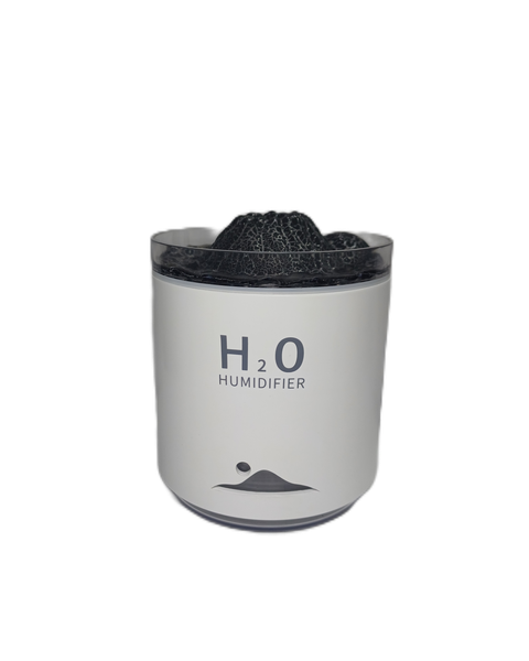 Volcano Humidifier 200ml - LED Flame Effect, USB Type-C