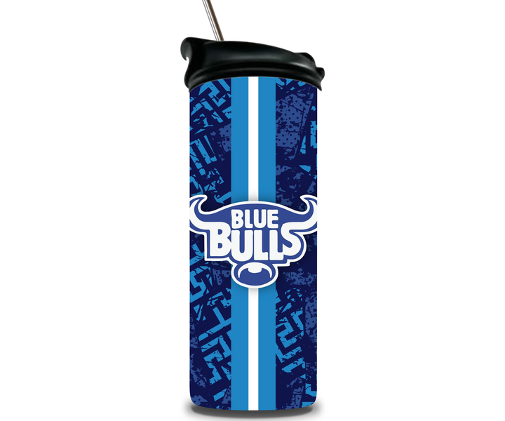 Blue Bulls Double Wall Stainless Steel 20 oz Tumblers. Water Bottle