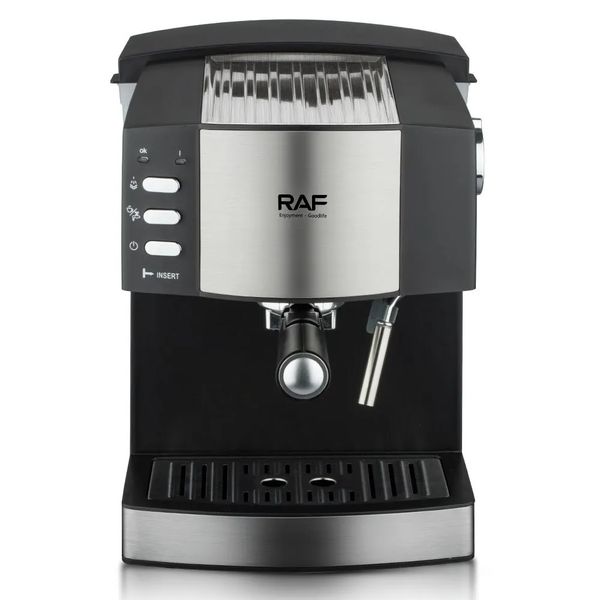 RAF Twin Brew Pro - 15Bar Espresso &amp; Cappuccino Coffee Maker R.113 - EMS
