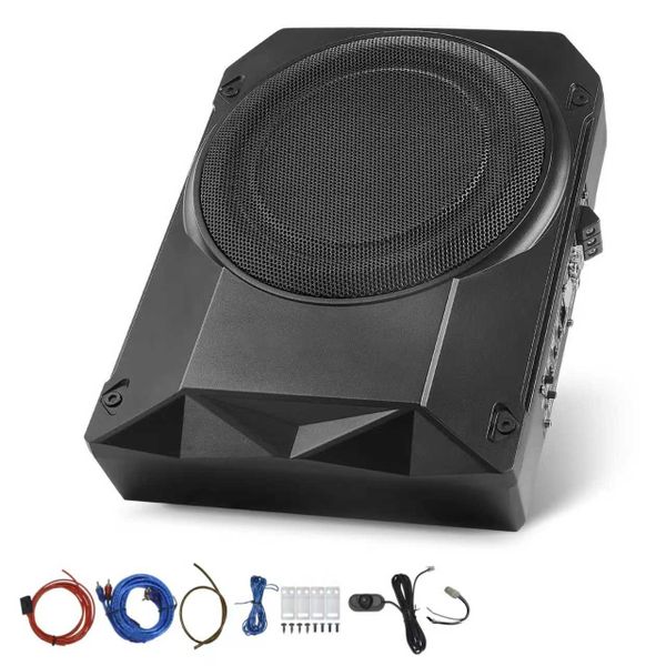 10-Inch 1000W Underseat Active Car Subwoofer