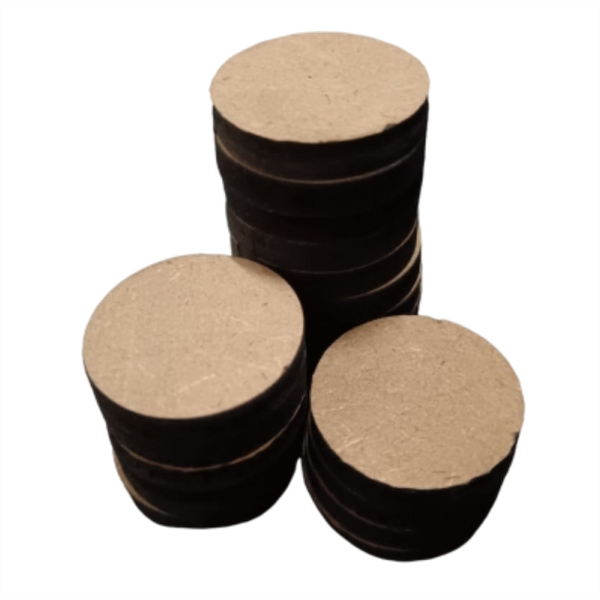 20 Pcs Blank MDF Circles For Crafts