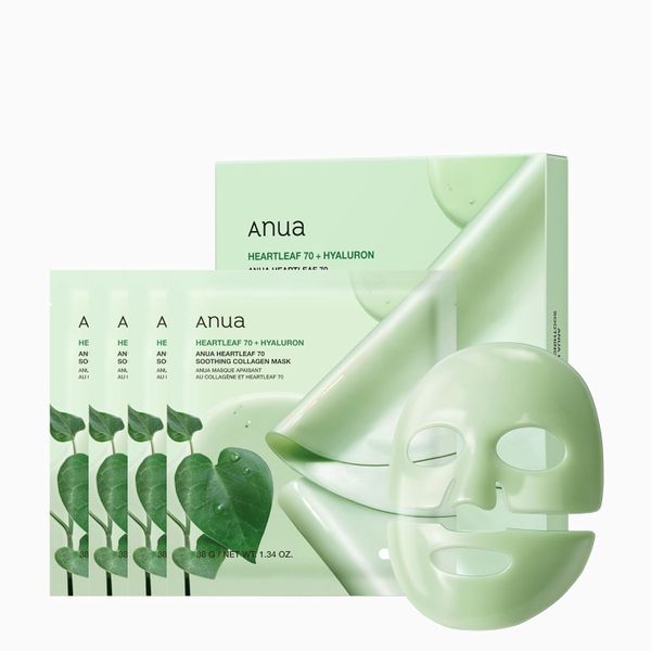 Anua Soothing Mask Calms Irritation with Heartleaf and Boosts Elasticity