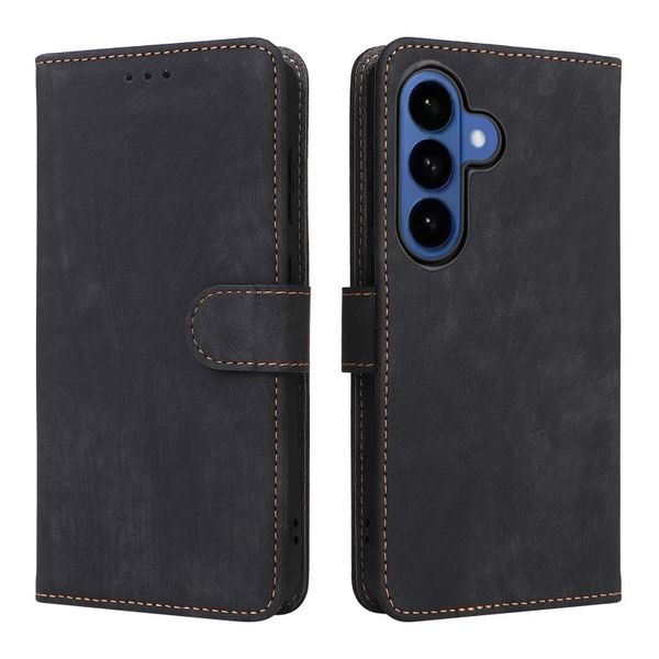 Flip Cases Compatible With Samsung Galaxy S26 Plus Shockproof Leather Cover
