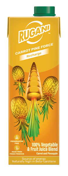 100% Pure Carrot &amp; Pineapple Juice - 10 x 750ML Boxes