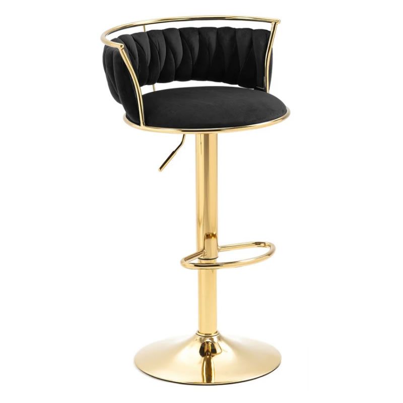 Modern Velvet Adjustable Swivel Bar Stools - HZYS6037 | Shop Today. Get ...