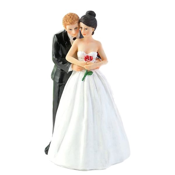Home Bride And Groom Wedding Cake Topper Decoration Ornament Fun-14cm