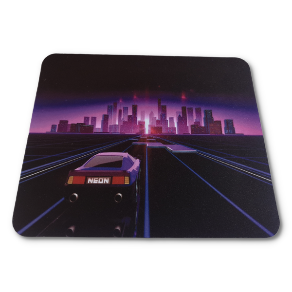 Retro Neon Mouse Pad