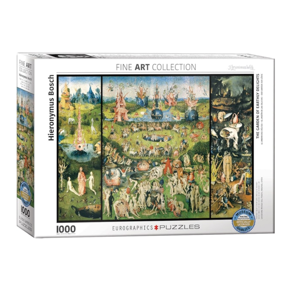 Hieronymus Bosch Garden of Earthly Delights 1000 Piece Puzzle