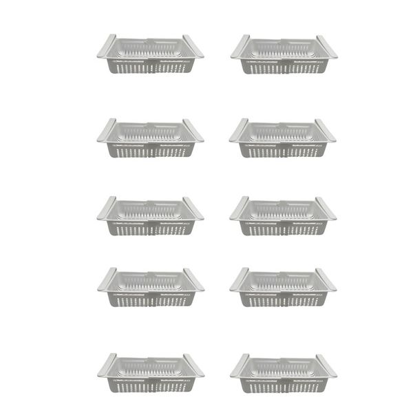 Multipurpose Expandable Drawer Shelf - Rack - Set of 10 - IB-118-3