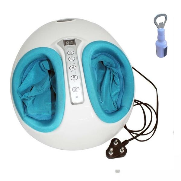 Blue and White Foot massager with Bottle Opener