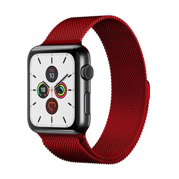 MDM Milanese band for Apple Watch (42/44mm) - Red