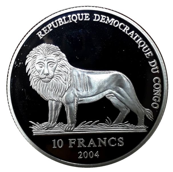 10 Francs 1919 Hispano Suiza Republic of Congo 2002