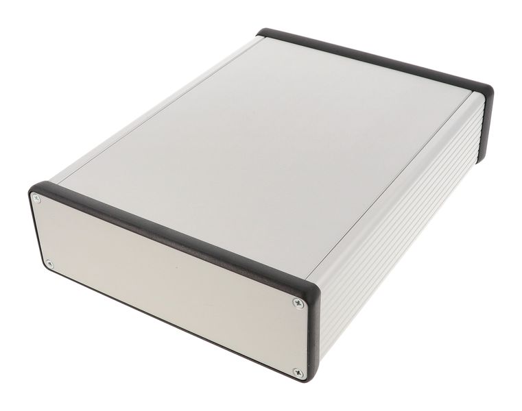 1455T2201 - Aluminium Anodized Enclosure Clear 220 x 165 x 51.5 mm