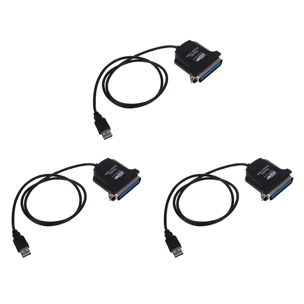 3X USB To Parallel 36 Pin Centronics Printer Adapter Cable