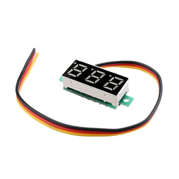 0.28 inch 3 wire Digital Voltage Meter DC0-100V Red