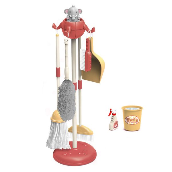 Home Cleaning Pink Pretend Play Set