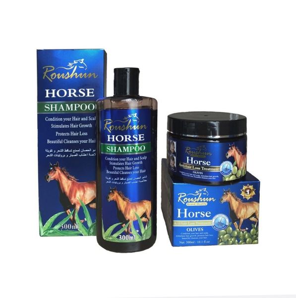 Roushun Anti-Hair Loss Combo - Shampoo and Treatment - 2x 300ml