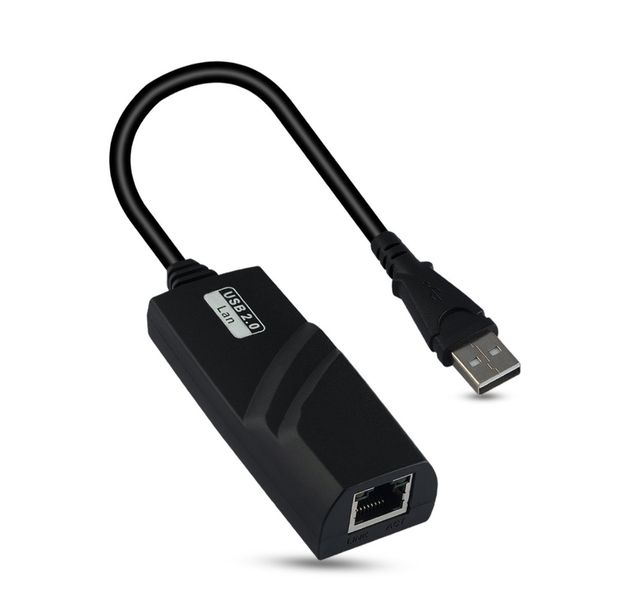 USB 2.0 to Ethernet Adapter - High-Speed LAN Network Connector for Laptops