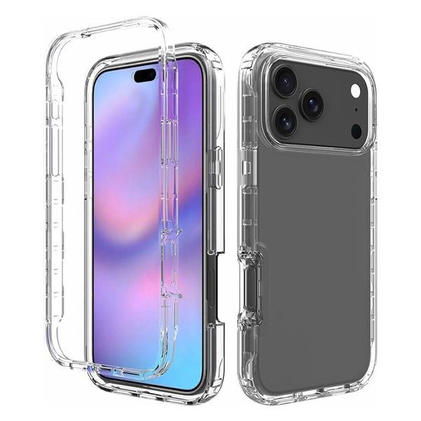 Cell N Tech Crystal Clear Case Compatible with iPhone 17 PRO/17PRO MAX