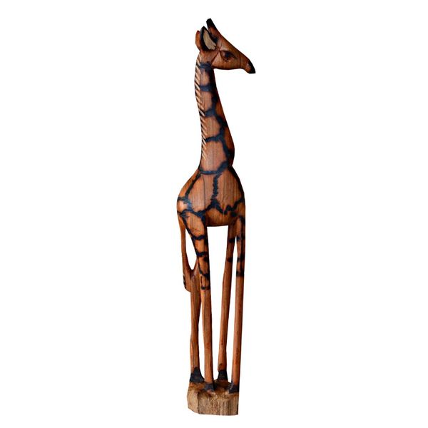 Wooden Giraffe - Approximately 41 cm tall - Spotted Design