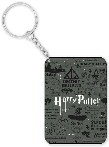 Harry Potter Collage Birthday Christmas Gift Keyring