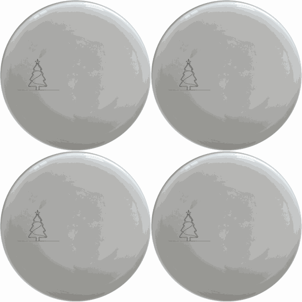 Christmas Imagery Dinner Plate Set of 4 - Range 1