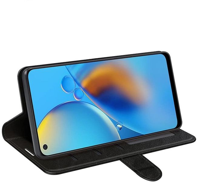 TUFF-LUV Folio case &amp; Stand for OPPO A74 5G - Black