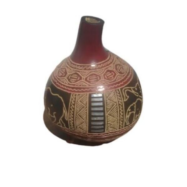 Large Ornament African Calabash Shaker