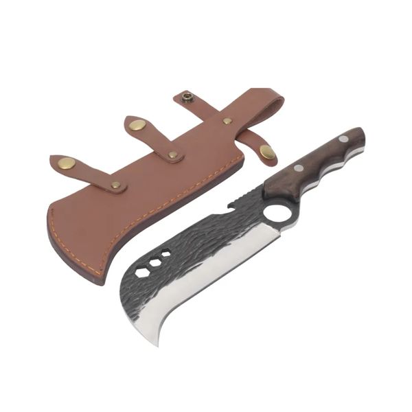 Pruchef - Stainless Steel Hand-Forged Chef's Boning Knife With Sheath-16cm