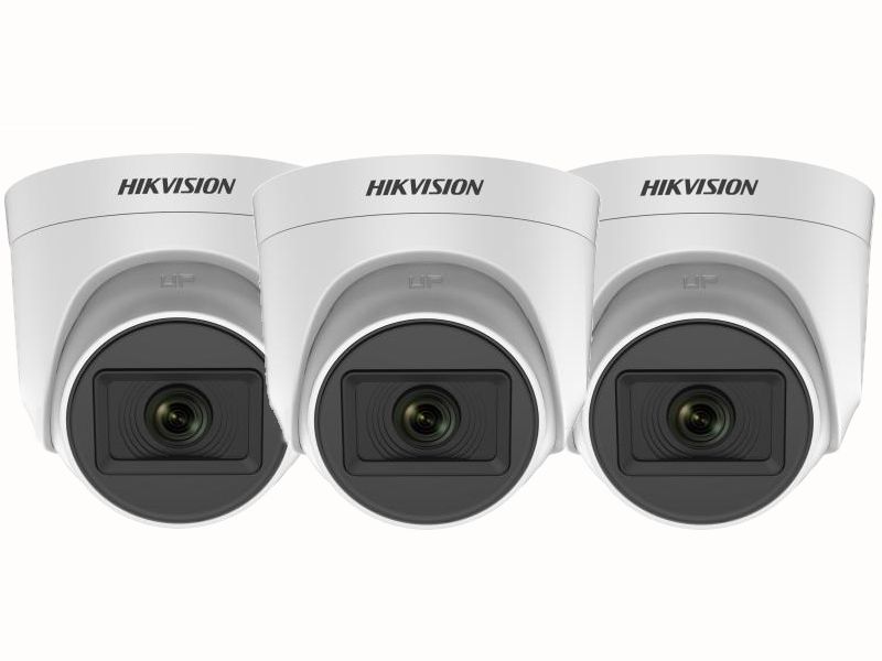 Hikvision 1080P 2MP Turret Camera - Set of 3 - SBR Combo Deal